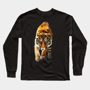 Tiger stalking, Love Tigers, Big Cat Long Sleeve T-Shirt